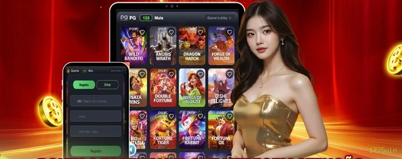 Slots online da 1775win com jackpots progressivos
